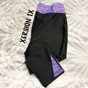 XERSION Plus Size Yoga Active Capris EUC SZ 1X